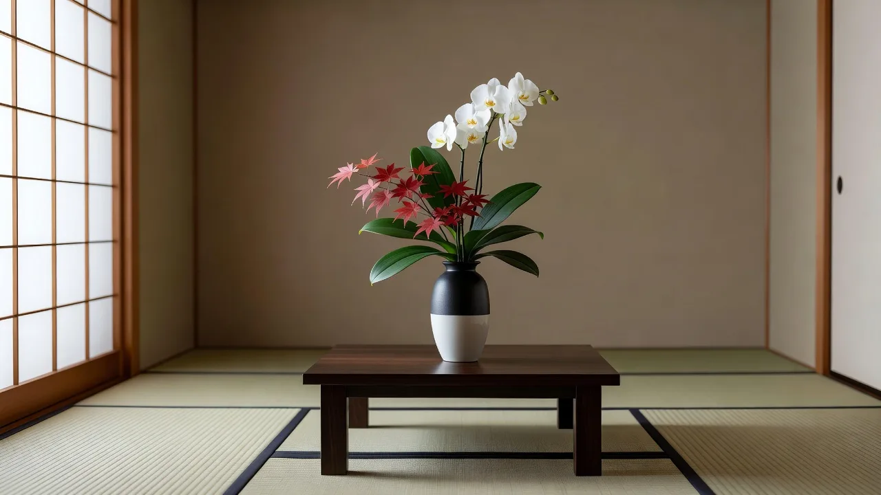 茶室いけばな